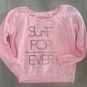 American Eagle Outfitters Pink Surf Graphic Sweatshirt